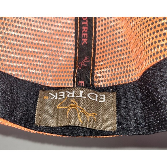 Edtrek High Performance Trucker Hat Cap Mesh Hunting High Visibility Orange - Picture 7 of 7